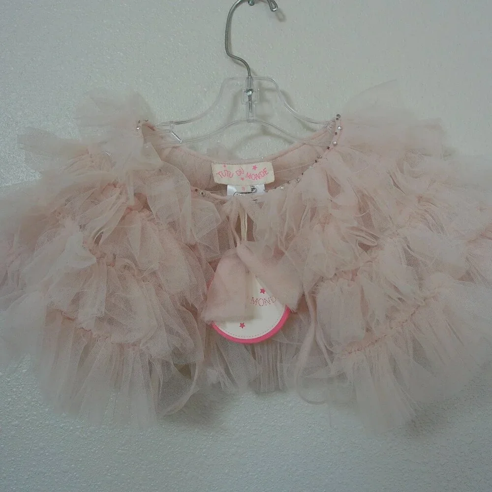 Tutu Du Monde Pink Shrug, Tulle, Small